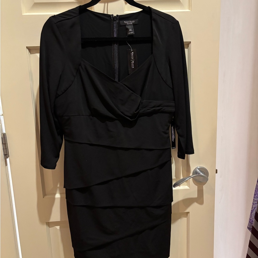 NWT White House Black Market Black Instantly Slimming Dress